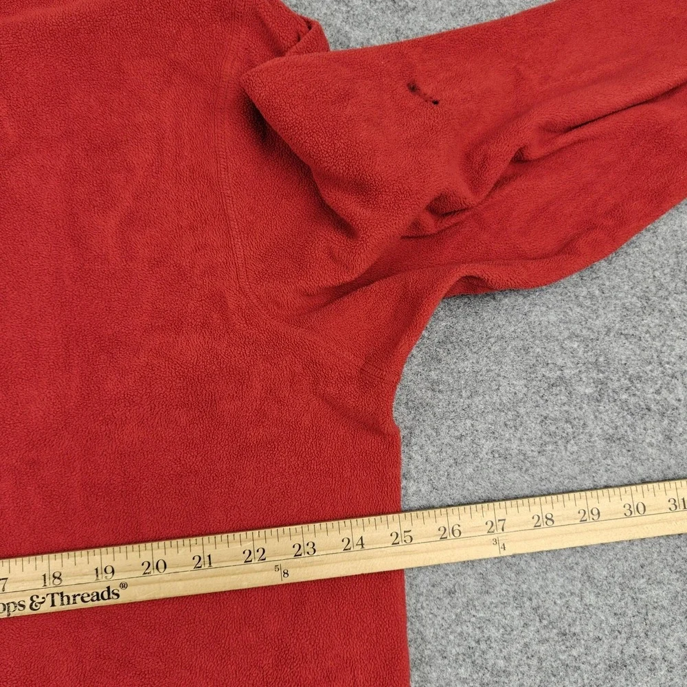 The North Face‎ Pullover Mens XL Red Polartec Classic Fleece 1/4 Zip Hiking